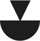 Triangle and half circle shape
